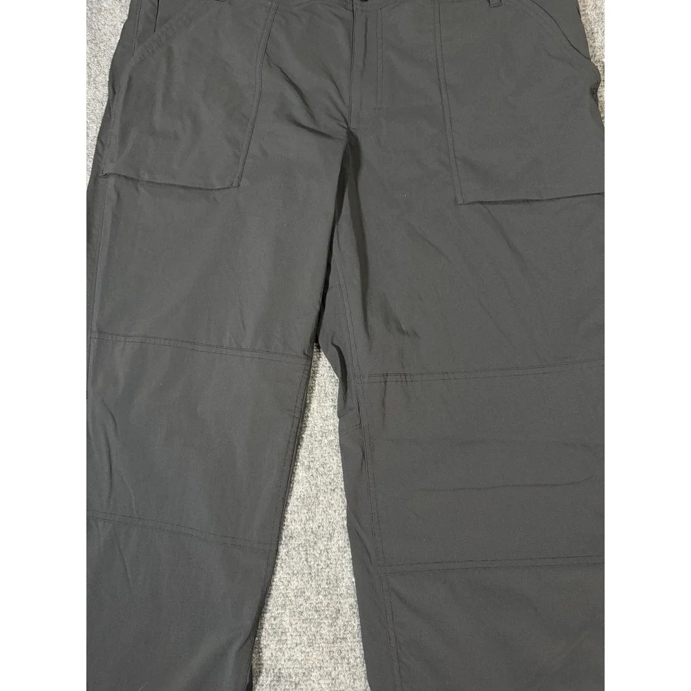 REI Co-op Pants Womens 20W Black Nylon Hiking Elastic Waist Travel Outdoor - Picture 2 of 10